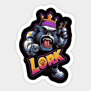 Crazy Cool Monkey Sticker